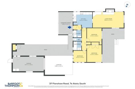 Photo of property in 37 Flanshaw Road, Te Atatu South, Auckland, 0610