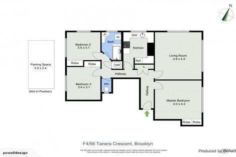 Photo of property in 56f4 Tanera Crescent, Brooklyn, Wellington, 6021