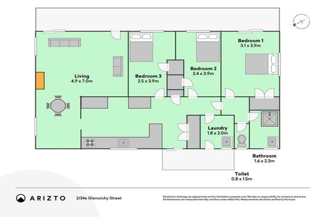 Photo of property in 2/34a Glenorchy Street, Glen Eden, Auckland, 0602