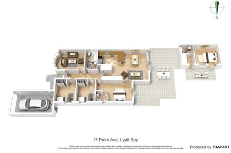 Photo of property in 17 Palm Avenue, Lyall Bay, Wellington, 6022