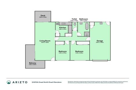 Photo of property in 4212a/2 Great North Road, Glendene, Auckland, 0602