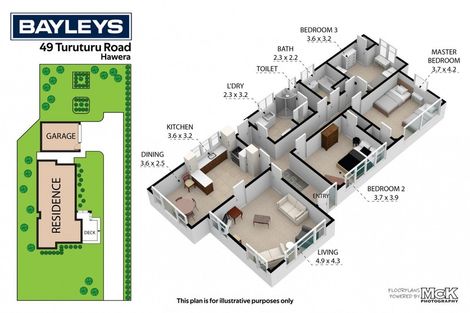 Photo of property in 49 Turuturu Road, Hawera, 4610