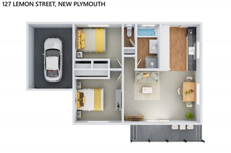 Photo of property in 127 Lemon Street, New Plymouth, 4312