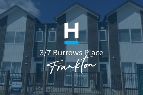 Photo of property in 3/7 Burrows Place, Frankton, Hamilton, 3204