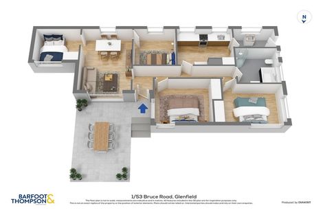 Photo of property in 53 Bruce Road, Glenfield, Auckland, 0629