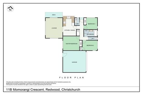 Photo of property in 2/11 Momorangi Crescent, Redwood, Christchurch, 8051