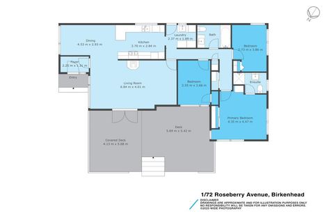 Photo of property in 1/72 Roseberry Avenue, Birkenhead, Auckland, 0626