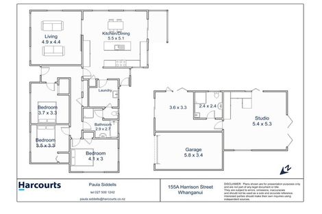 Photo of property in 155a Harrison Street, Whanganui, 4500