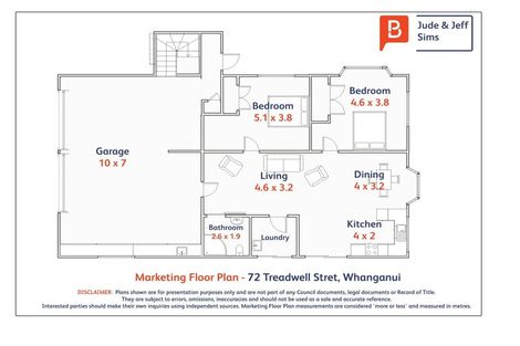 Photo of property in 72 Treadwell Street, Springvale, Whanganui, 4501