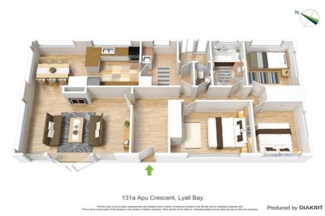 Photo of property in 131a Apu Crescent, Lyall Bay, Wellington, 6022