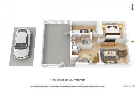 Photo of property in 56u4 Brussels Street, Miramar, Wellington, 6022