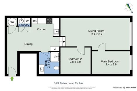 Photo of property in Dixonlane Apartments, 31/7 Feltex Lane, Te Aro, Wellington, 6011