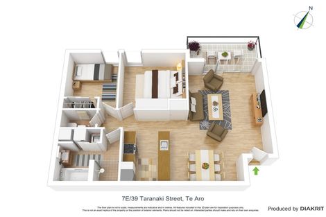 Photo of property in Bellagio Apartments, 7e/39 Taranaki Street, Te Aro, Wellington, 6011
