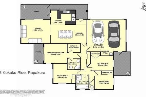 Photo of property in 3 Kokako Rise, Papakura, 2110