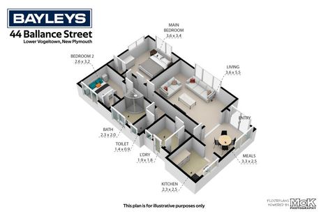 Photo of property in 44 Ballance Street, Lower Vogeltown, New Plymouth, 4310