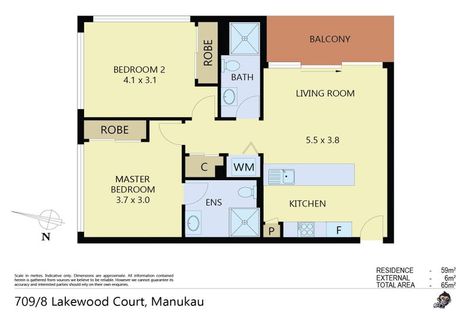 Photo of property in 709/8 Lakewood Court, Manukau, Auckland, 2104