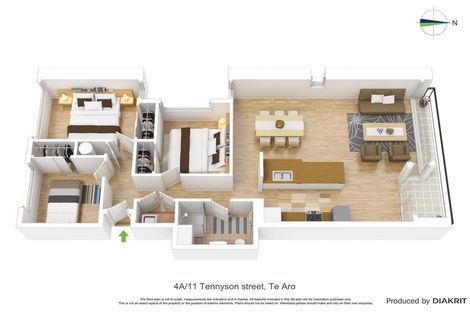 Photo of property in Republic2, 4a/11 Tennyson Street, Te Aro, Wellington, 6011