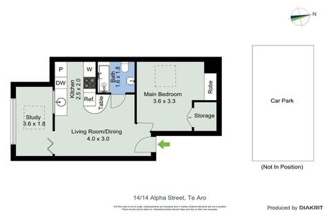 Photo of property in Courtenay Mews Apartments, 14/14u Alpha Street, Te Aro, Wellington, 6011