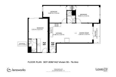 Photo of property in Dual Apartments, 308/142 Vivian Street, Te Aro, Wellington, 6011