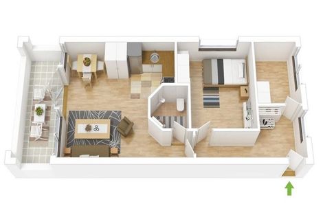 Photo of property in 244/21 Left Bank, Te Aro, Wellington, 6011