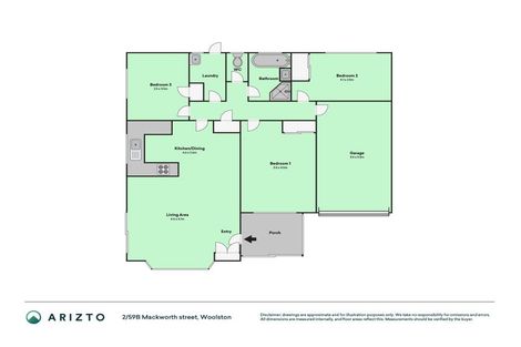 Photo of property in 2/59b Mackworth Street, Woolston, Christchurch, 8062