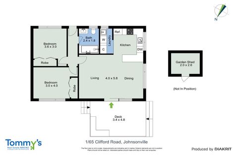 Photo of property in 1/65 Clifford Road, Johnsonville, Wellington, 6037