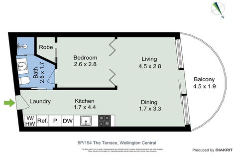 Photo of property in Atrium Towers, 5p/154 The Terrace, Wellington Central, Wellington, 6011