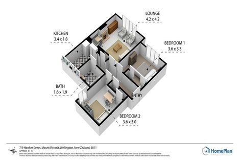 Photo of property in Hamilton Flats, 9u7 Hawker Street, Mount Victoria, Wellington, 6011