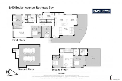 Photo of property in 1/40 Beulah Avenue, Rothesay Bay, Auckland, 0630