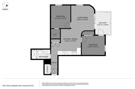 Photo of property in 203/1 Sidney Wallingford Way, Hobsonville, Auckland, 0616