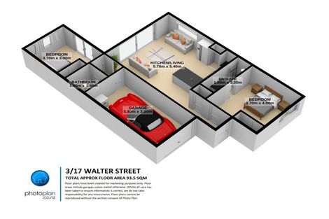 Photo of property in 17u2 Walter Street, Fairfield, Hamilton, 3214