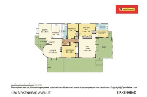 Photo of property in 1/86 Birkenhead Avenue, Birkenhead, Auckland, 0626