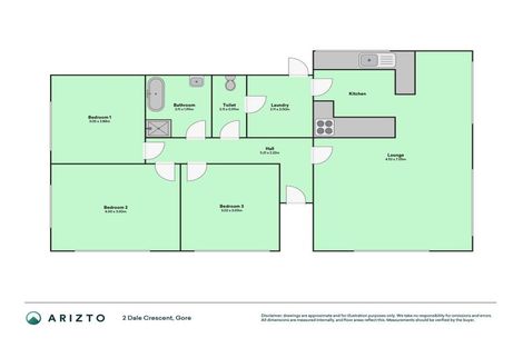 Photo of property in 2 Dale Crescent, East Gore, Gore, 9710