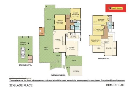 Photo of property in 22 Glade Place, Birkenhead, Auckland, 0626