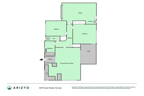 Photo of property in 1/24 Tower Street, Hornby, Christchurch, 8042