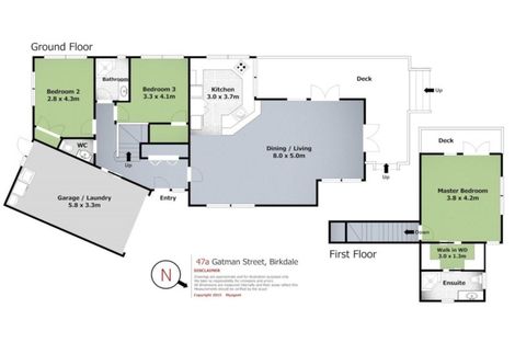 Photo of property in 47a Gatman Street, Birkdale, Auckland, 0626