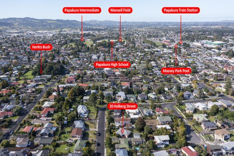 Photo of property in 20 Halberg Street, Papakura, 2110