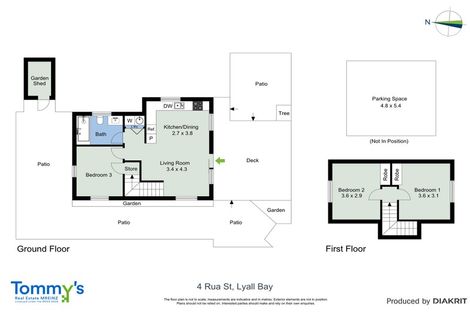 Photo of property in 6 Rua Street, Lyall Bay, Wellington, 6022