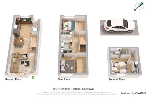 Photo of property in 8/24 Princess Terrace, Newtown, Wellington, 6021