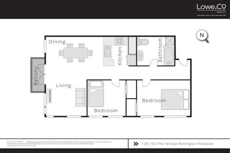 Photo of property in Terrace Heights Apartments, 13d/163 The Terrace, Wellington Central, Wellington, 6011
