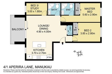 Photo of property in 4/1 Aperira Lane, Wiri, Auckland, 2104