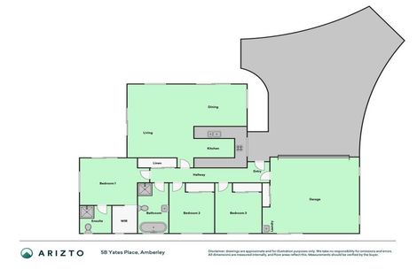 Photo of property in 5b Yates Place, Amberley, 7410