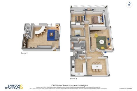 Photo of property in 108 Sunset Road, Unsworth Heights, Auckland, 0632