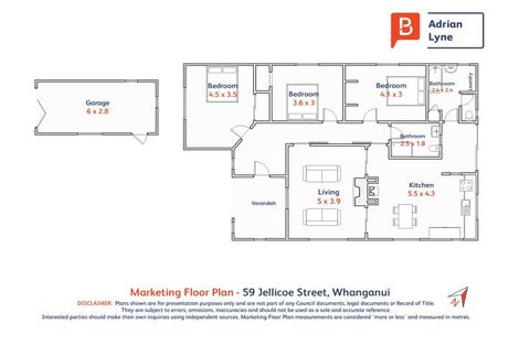 Photo of property in 59 Jellicoe Street, Whanganui East, Whanganui, 4500