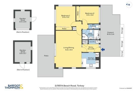 Photo of property in 2/957a Beach Road, Torbay, Auckland, 0630