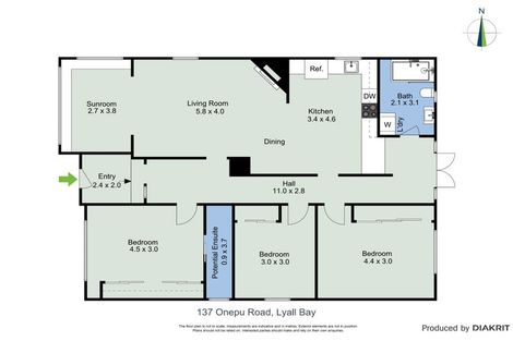 Photo of property in 137 Onepu Road, Lyall Bay, Wellington, 6022