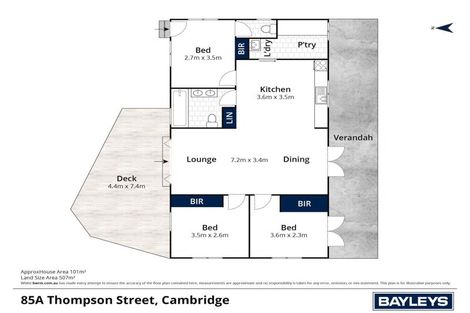 Photo of property in 85a Thompson Street, Leamington, Cambridge, 3432