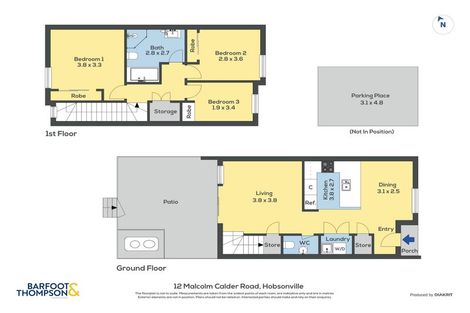 Photo of property in 12 Malcolm Calder Road, Hobsonville, Auckland, 0616