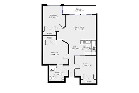 Photo of property in Vicino Apartments, 27/33 Taranaki Street, Te Aro, Wellington, 6011