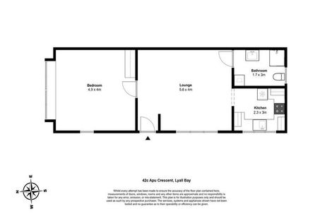 Photo of property in 42c Apu Crescent, Lyall Bay, Wellington, 6022